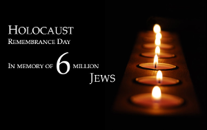 HOLOCAUST REMEMBRANCE based on ROW OF CANDLES © Emicristea | Dreamstime.com