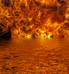 LAKE ON FIRE- © Pjmorley  | Dreamstime.com